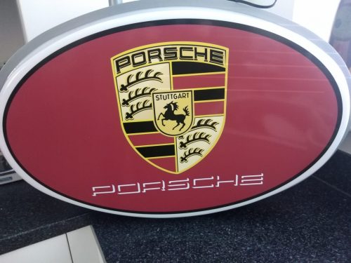 Porsche Logo sign Evoke Classics Classic Cars online Auctions