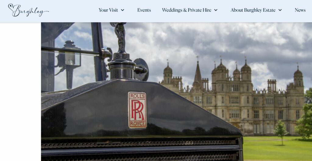 Rolls Royce Rally at Burghley House Evoke Classics classic cars online auction Events