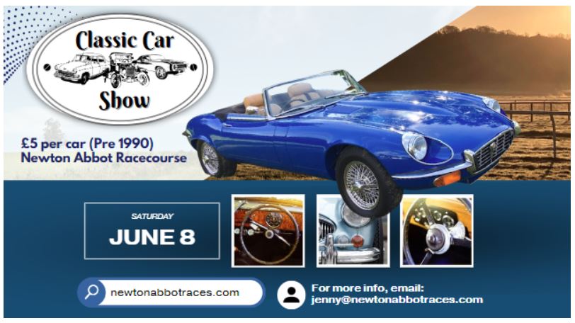 Newton Abbot classic car show Evoke Classics classic cars online auction Events page